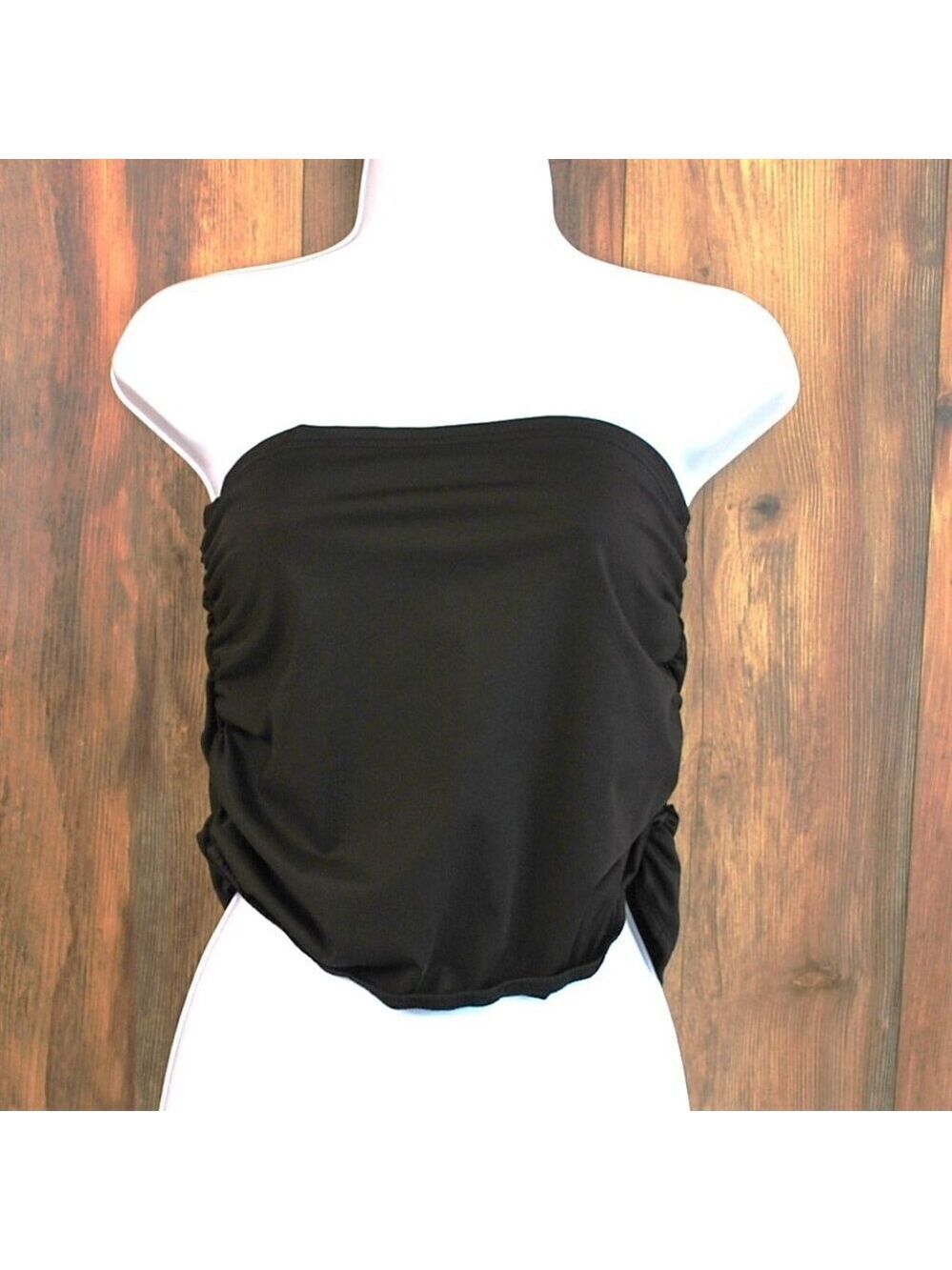 Shein Women's Black Stretch Tube Top Tall XL